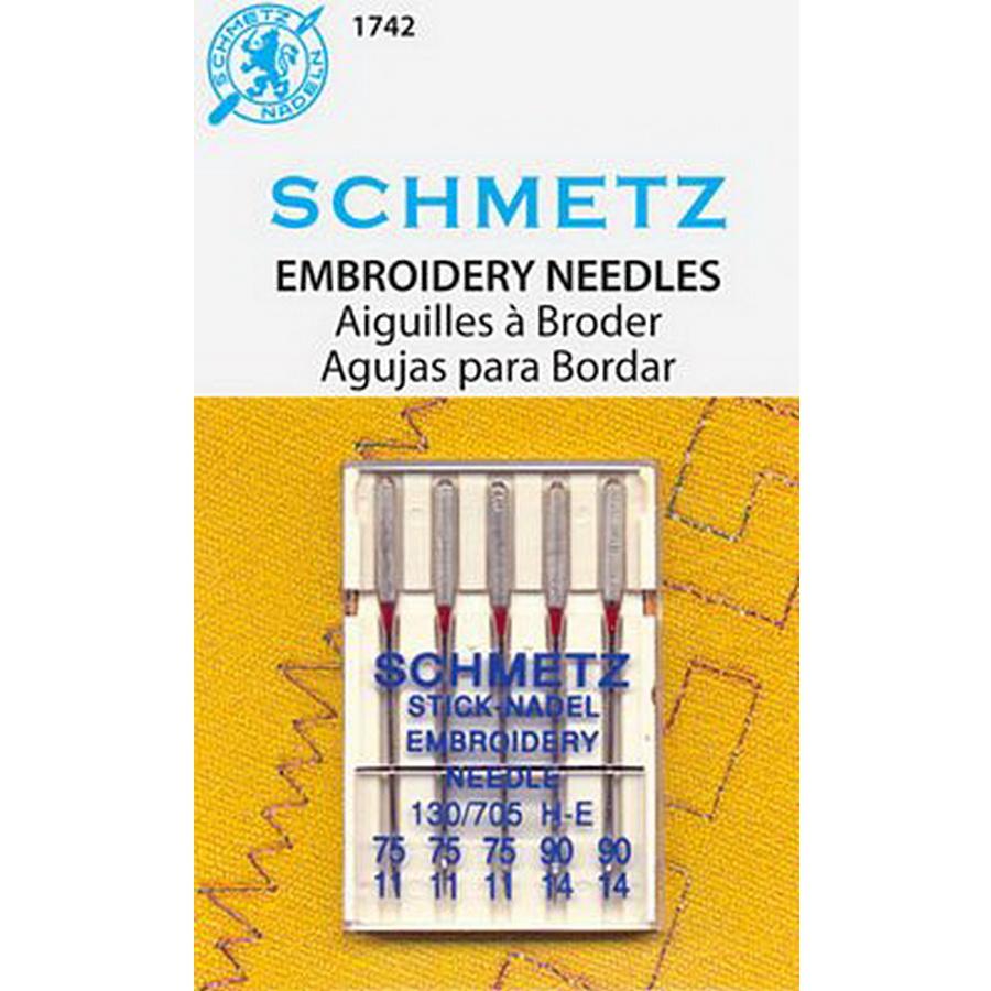 Schmetz Embroidery 5pk sz75/90 BOX10