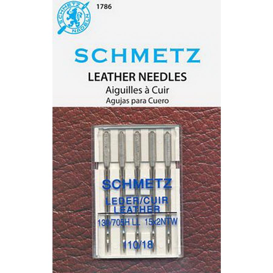 Schmetz Leather 5-pk sz18/110 BOX10