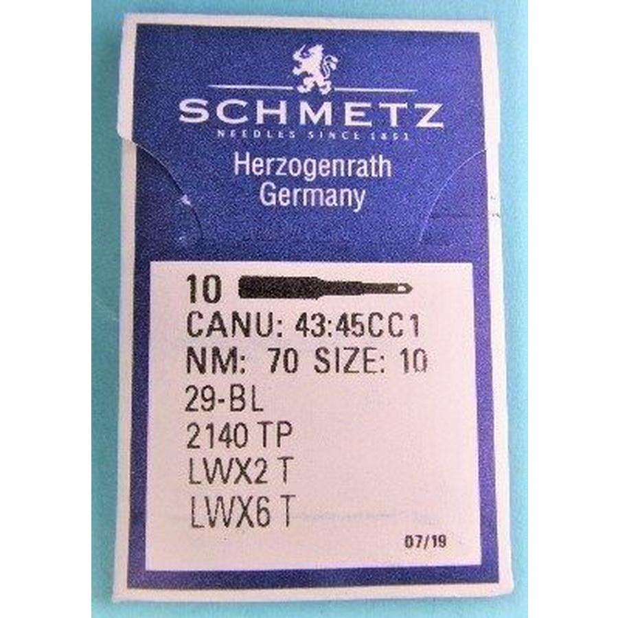 Schmetz LWX6T sz70/10 10/Packg