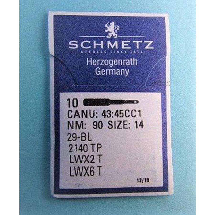 Schmetz LWX6T sz90/14 10/Packg