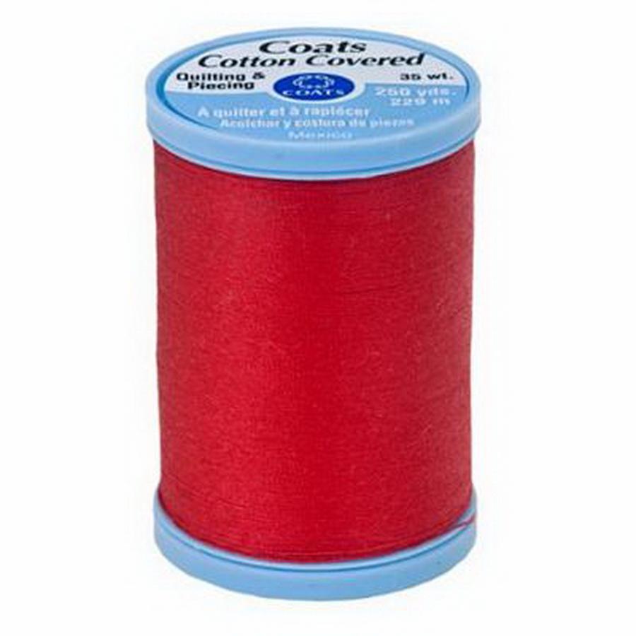 Coats & Clark Coats Cotton Covered Thread 250yds Atom Red    (Box of 3)
