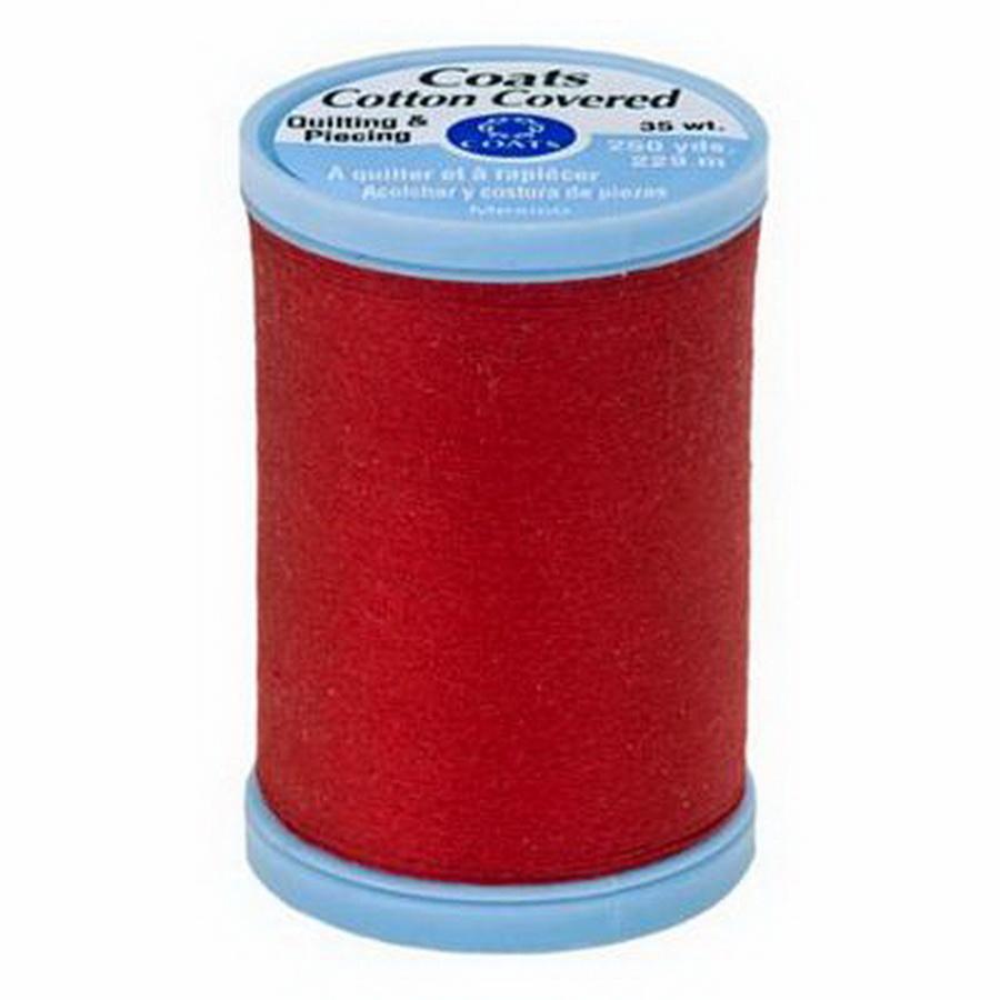 Coats Cotton Covered Thread 250yds, Red