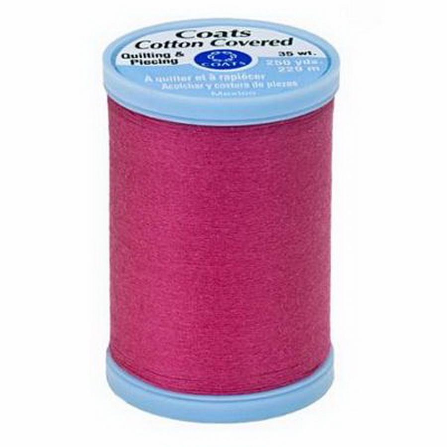 Coats Cotton Covered Thread 250yds, Red Rose
