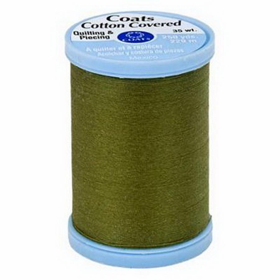 Coats & Clark Coats Cotton Covered Thread 250yds Olive    (Box of 3)