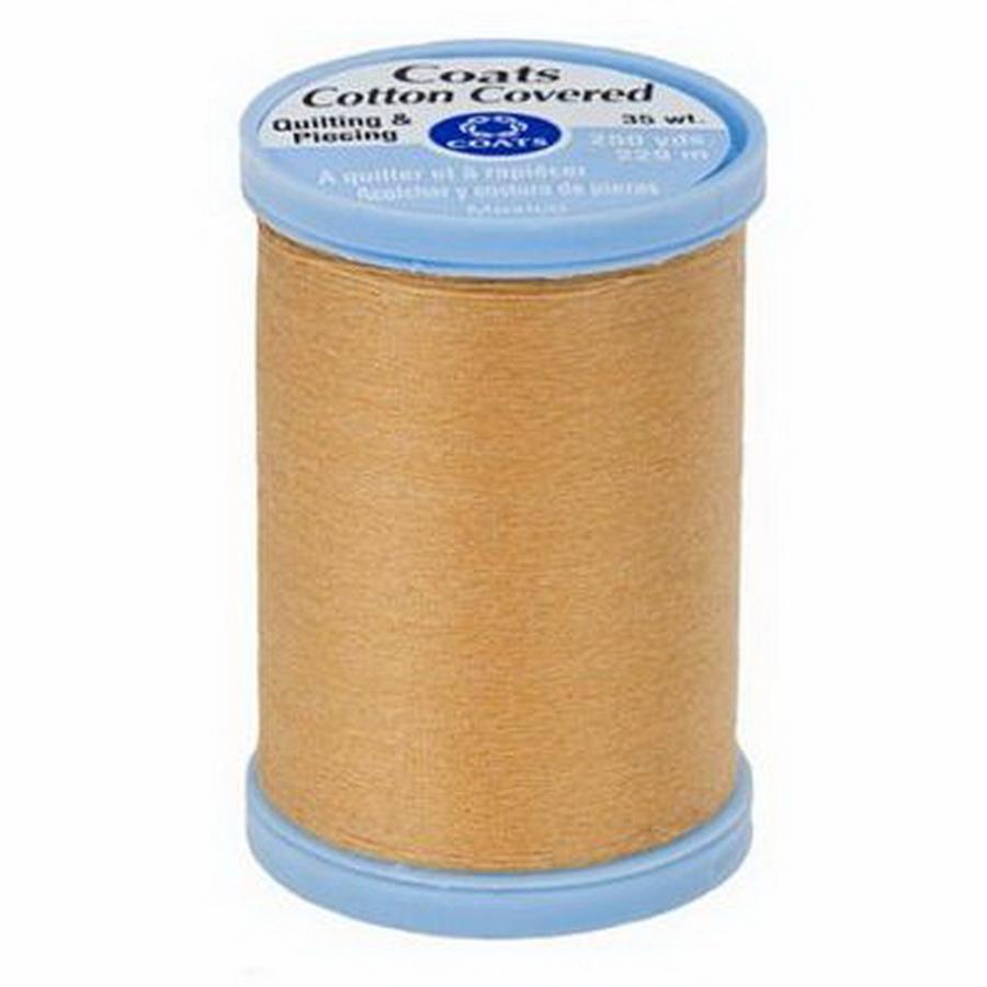 Coats Cotton Covered Thread 250yds, Temple Gold