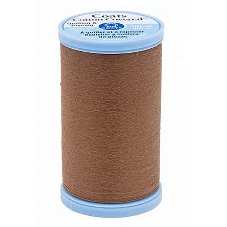Cotton Covered Quilting 500yd, Summer Brown