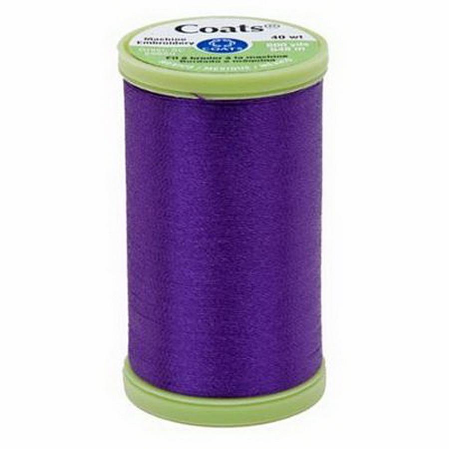 Coats Machine Embroidery 600yd, Purple