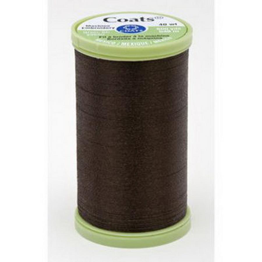 Coats Machine Embroidery 600yd, Cloister Brown