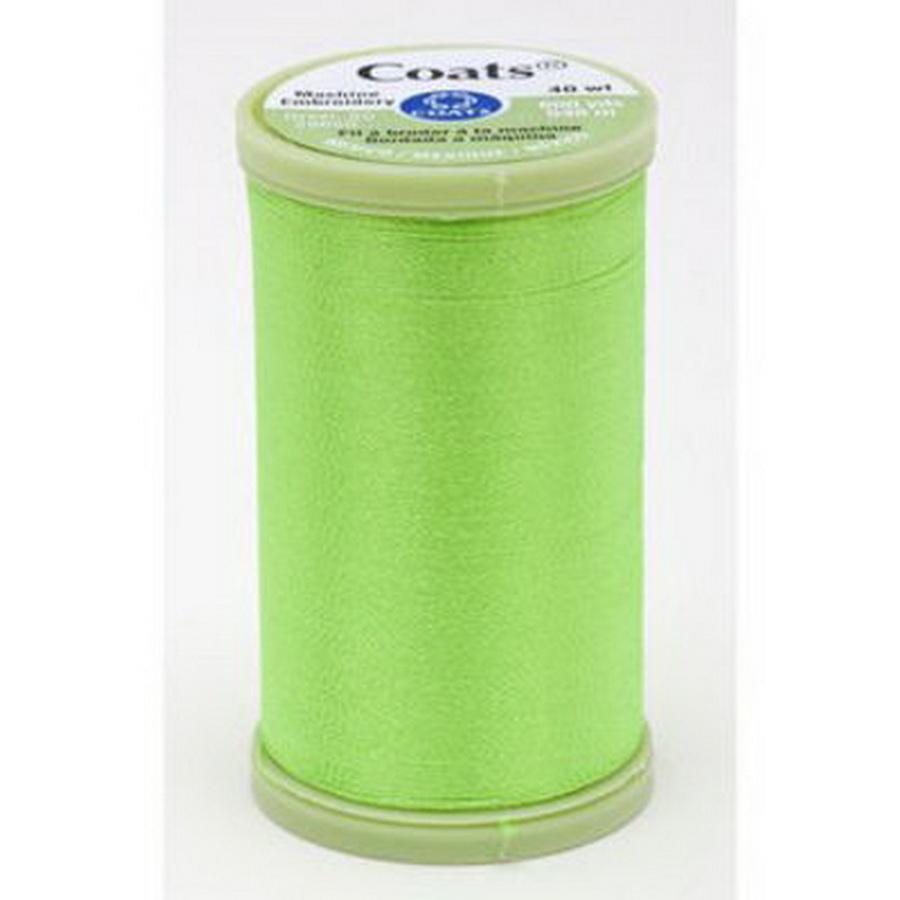 Coats Machine Embroidery 600yd, Neon Green