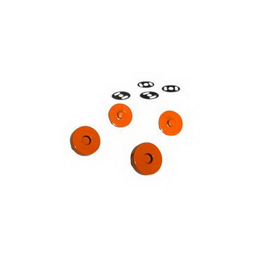Orange Magnetic Snaps