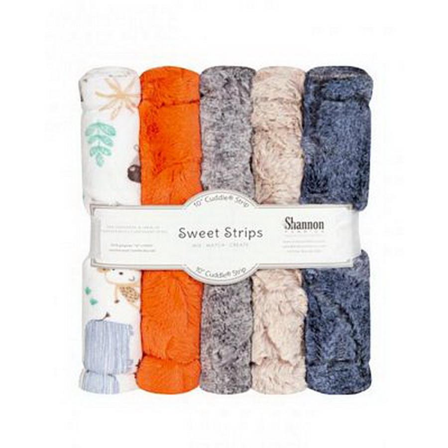 Luxe Cuddle Strips 10in 5pk Jungle