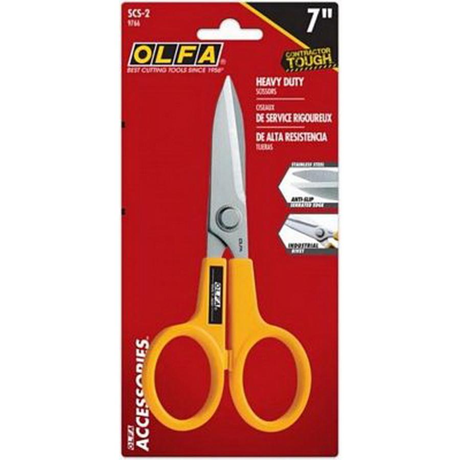 Olfa Serrated-Edge Stainless Steel Scissors 7 in