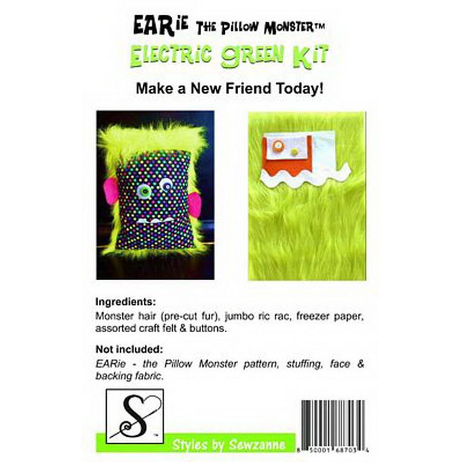 EARie - The Pillow Monster Kit - Electric Green