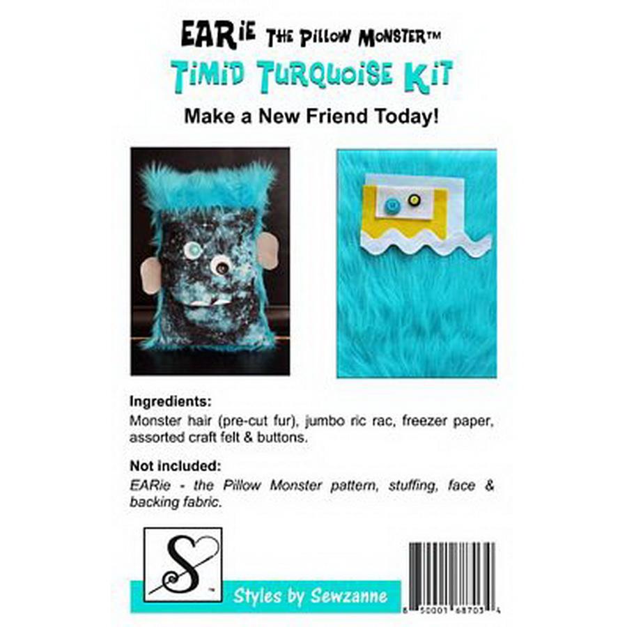 EARie - The Pillow Monster Kit-Timid Turquiose