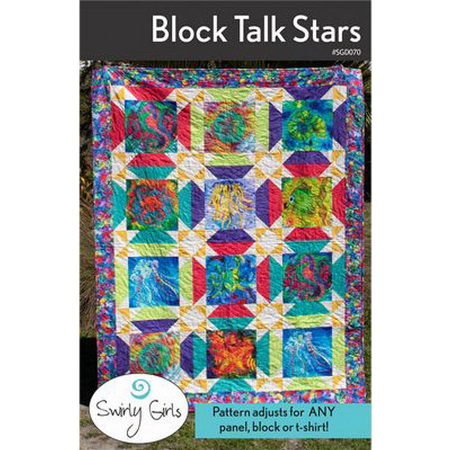 Block Talk Stars Pattern