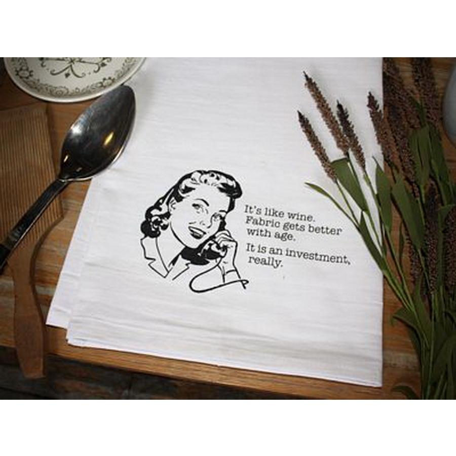 Colonial Patterns Inc. Screen Printed Towels - It's L