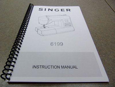 Instruction Book Singer 5400
