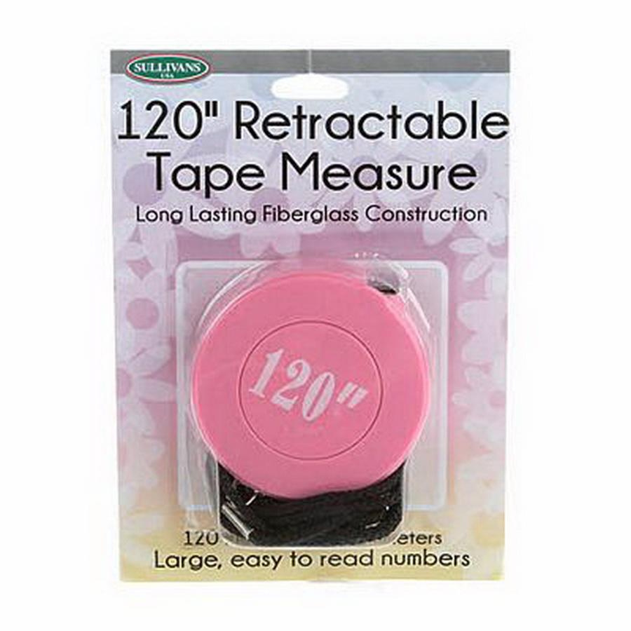 Retract Tape Mea 120in Pink