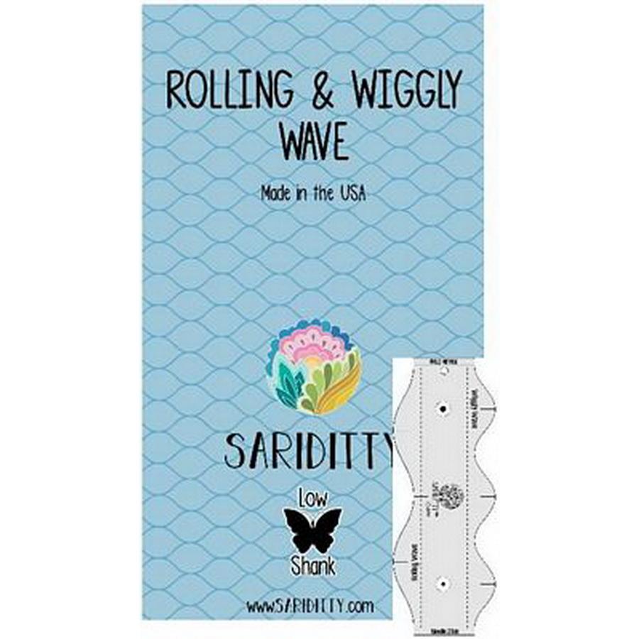 Sariditty Roll/Wiggly Wave Ruler-Longarm 6mm
