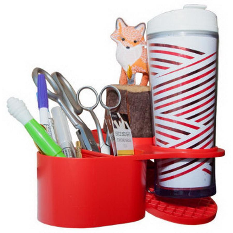 Craft Caddy for Table Red