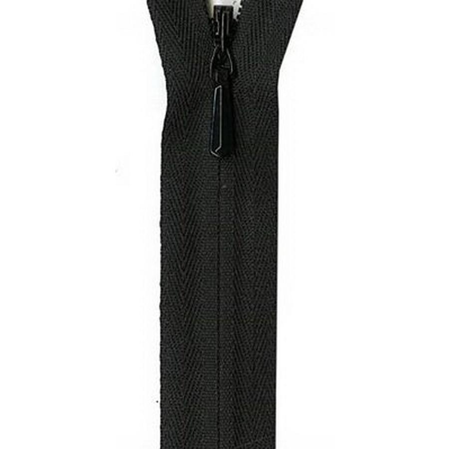 art.309 Unique Invisible Zipper 9in Black
