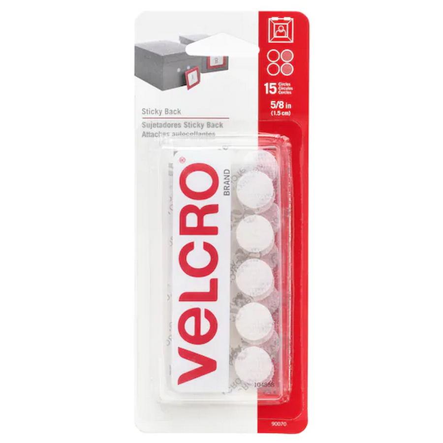 VELCRO (R) Brand StickyBack5/8 (Box of 6)