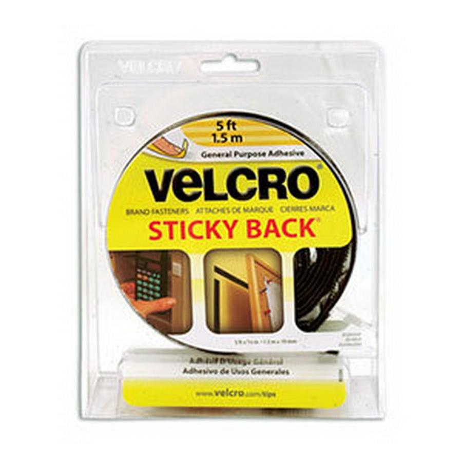 Velcro (R) B Sticky Back 5'x3/4 Black