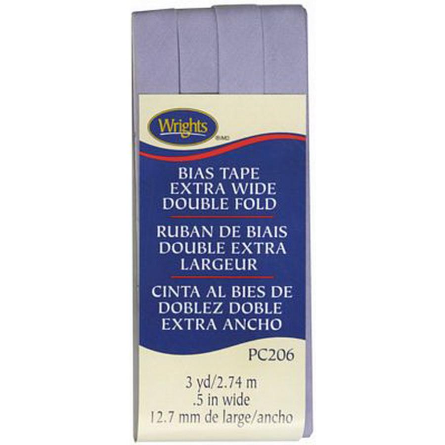 Bias Tape X Wide Double Fold Lavender (Box of 3)