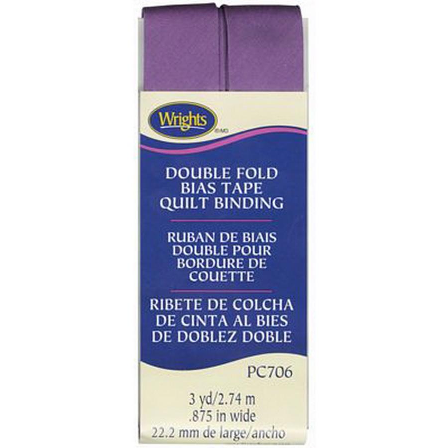Quilt Binding Double Fold Purple (Box of 3)