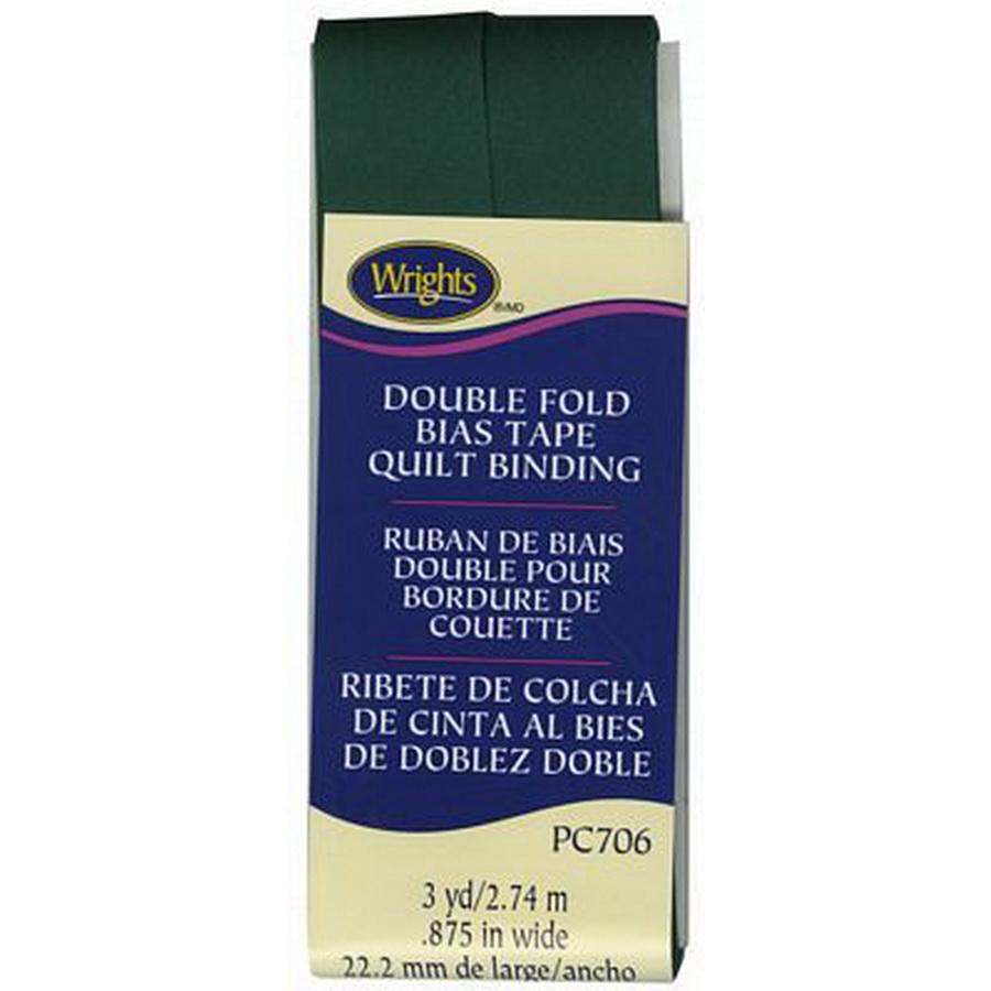 Quilt Binding Double Fold Jungle Green (Box of 3)