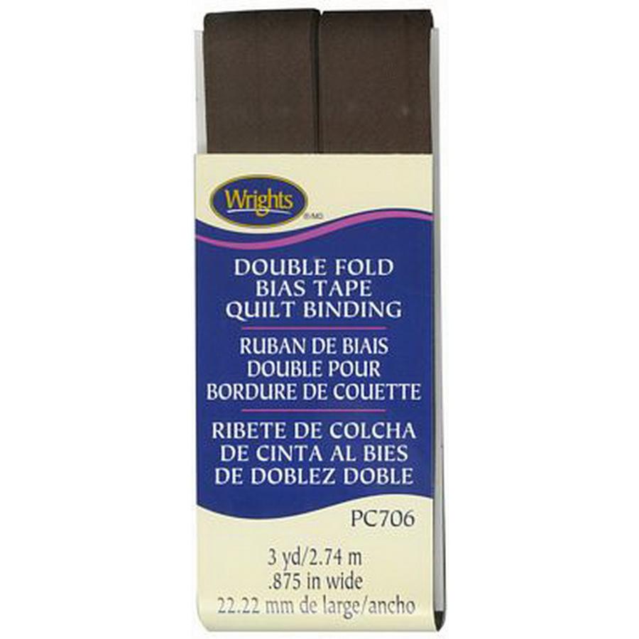 Quilt Binding Double Fold Seal Brn (Box of 3)