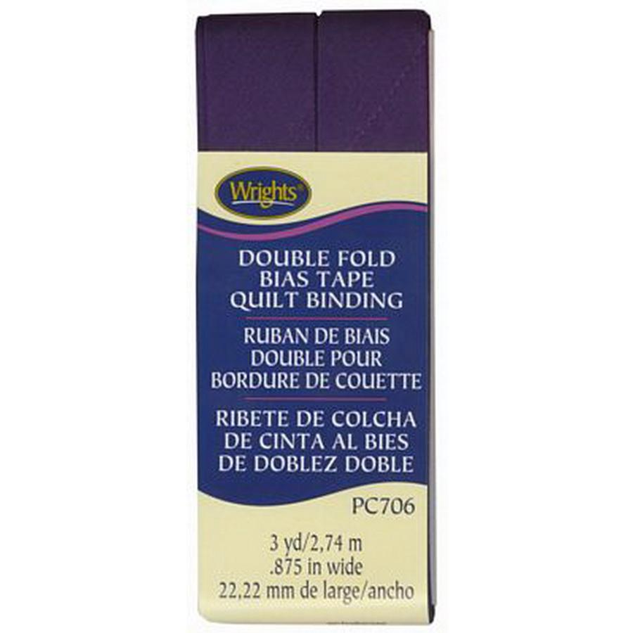 Quilt Binding Double Fold Blackberry (Box of 3)