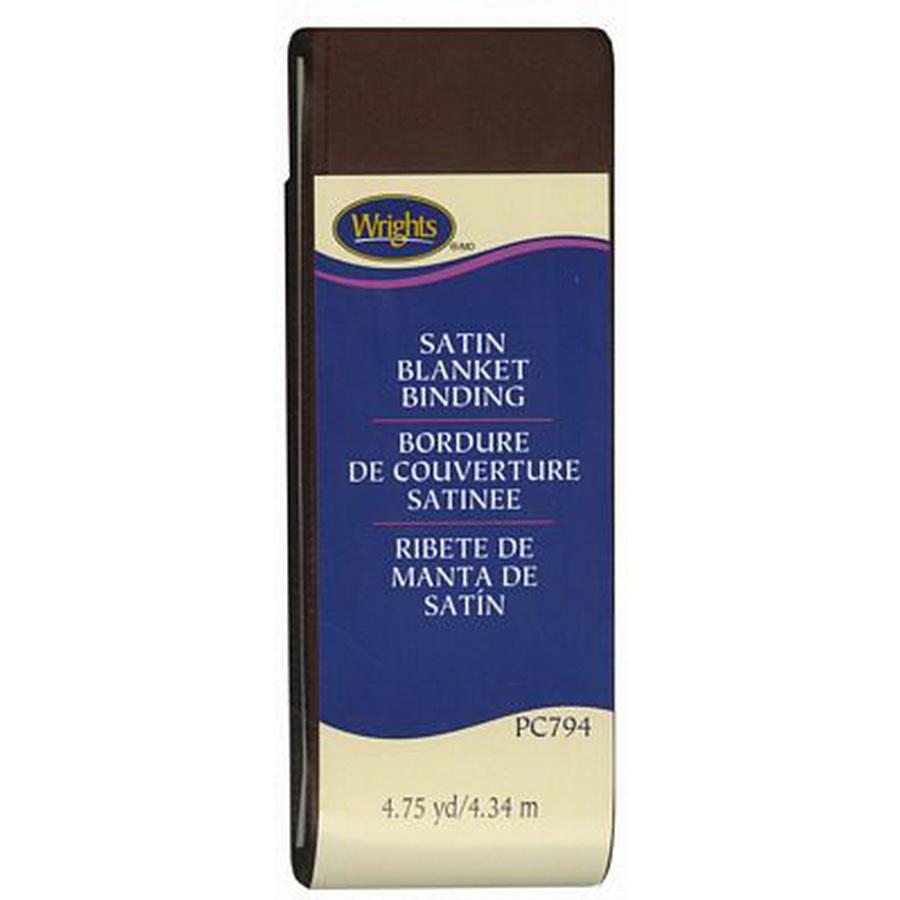Satin Blanket Binding Seal Brown (Box of 3)