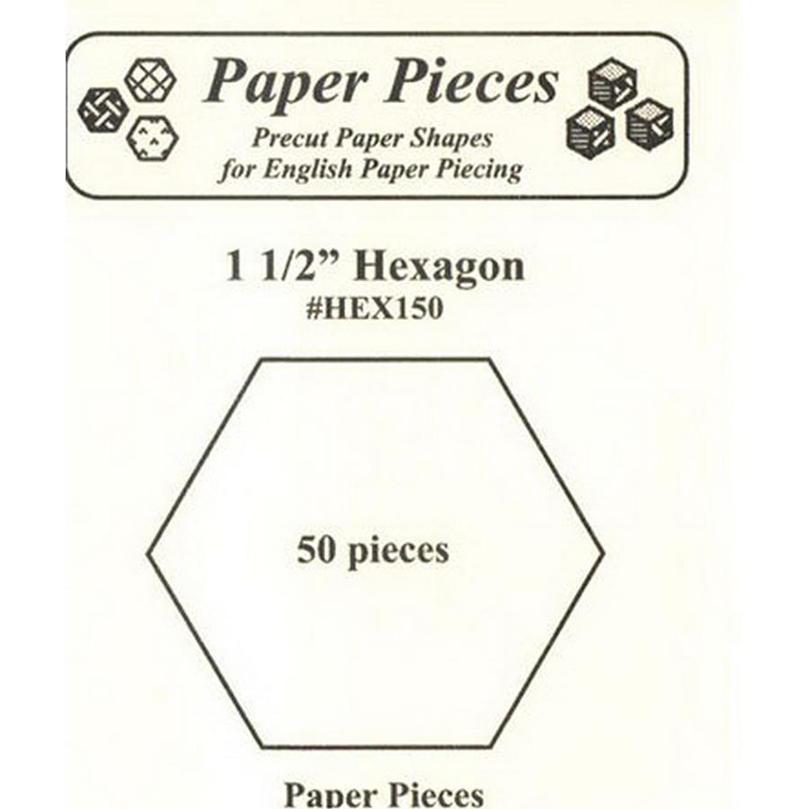 Hexagon 1-1/2in 50 Pcs