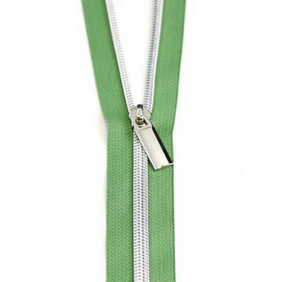 #5 Zippers by the Yard Magnolia Nickel