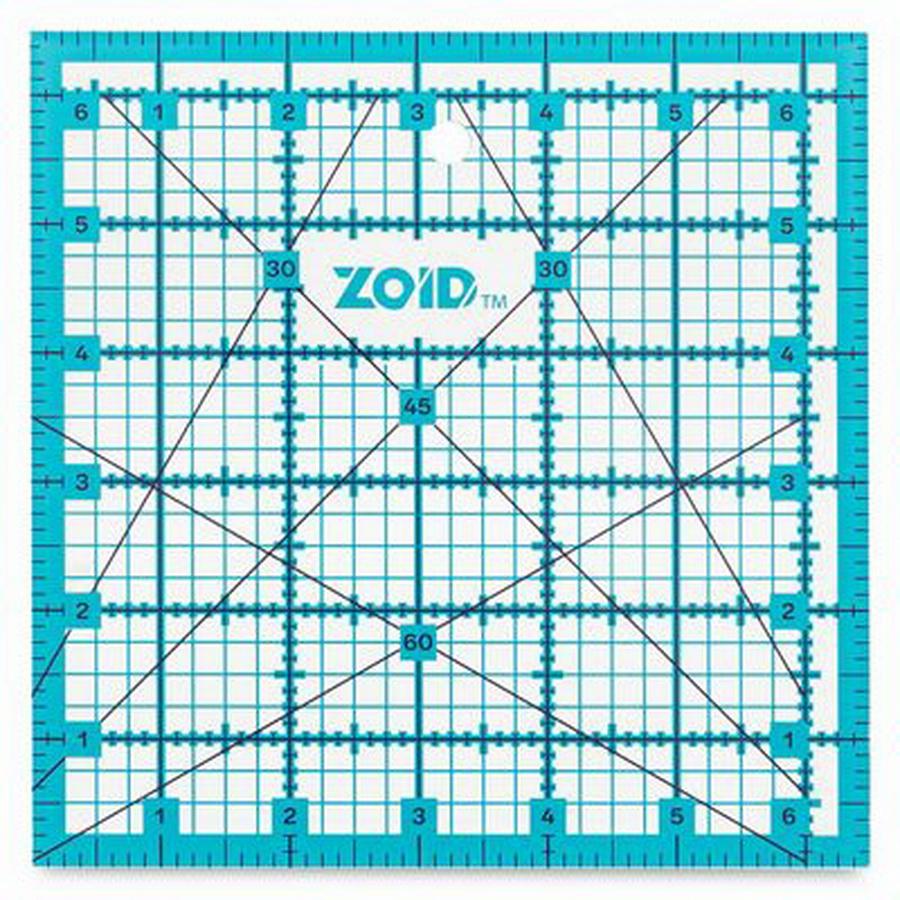 ZOID 6 1/2 in x 6 1/2 in Acrylic Ruler BP