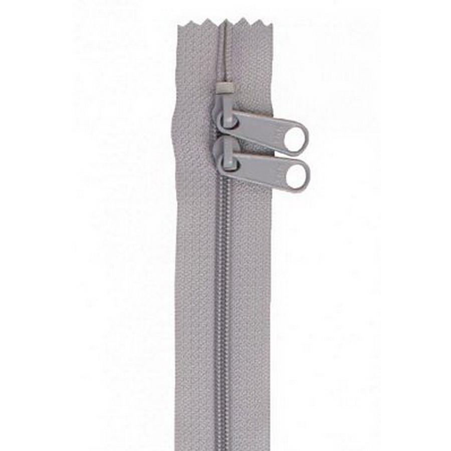 Handbag Zippers 30" Double Slide-Pewter
