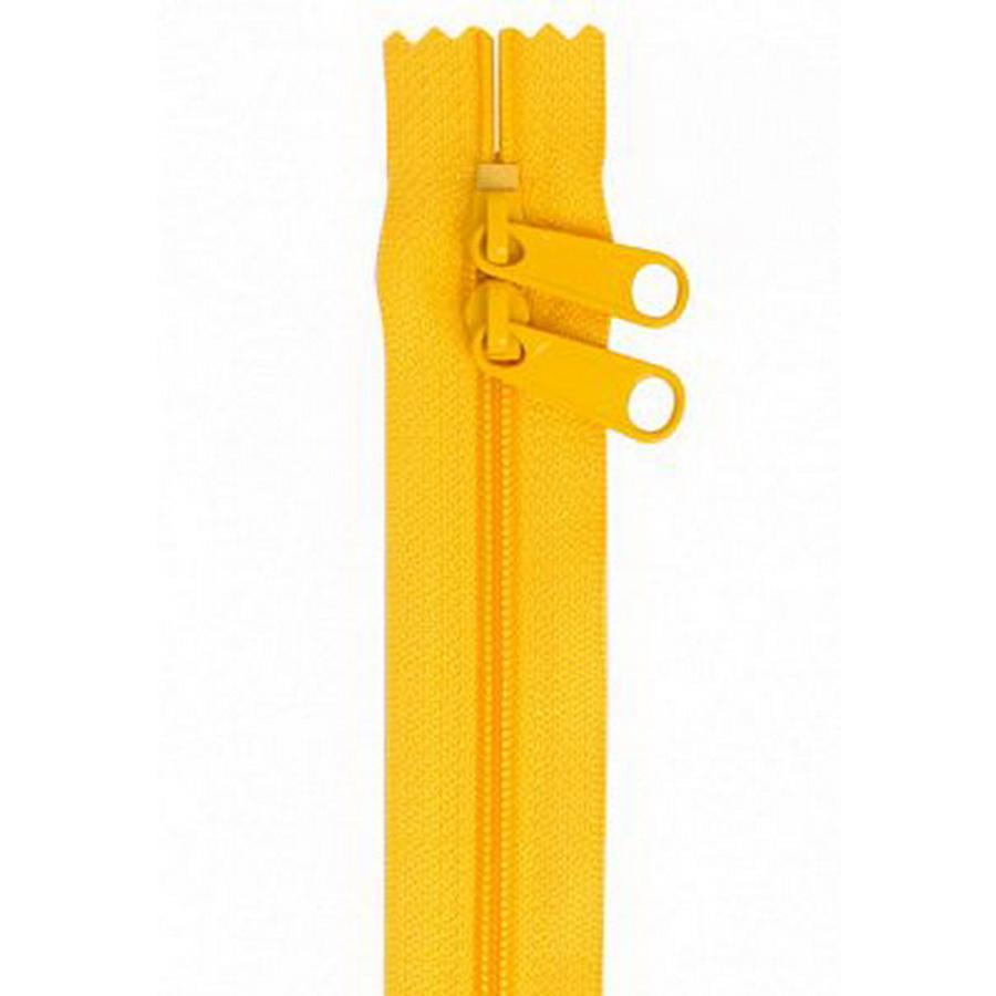 Handbag Zippers, 30in Double Slide-Buttercup