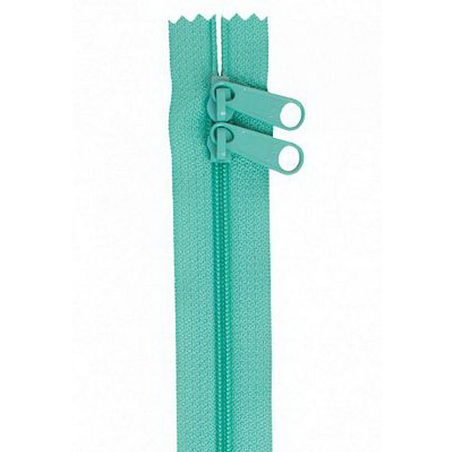 Handbag Zippers, 40 in Double Slide-Turquoise