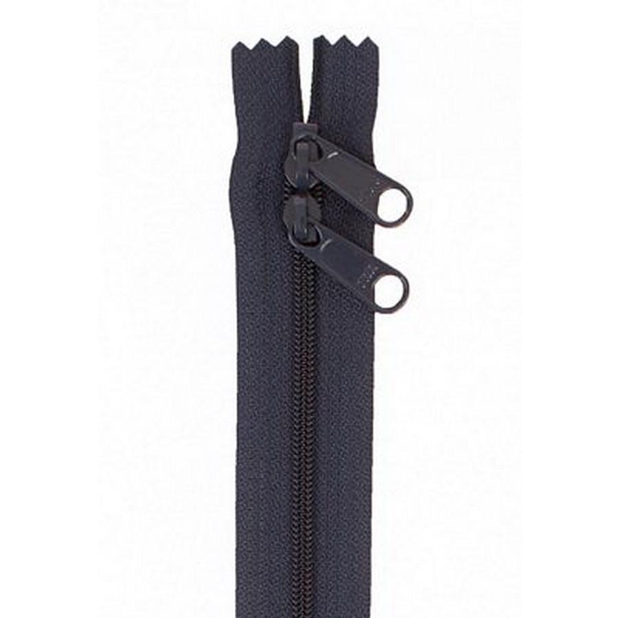 Handbag Zippers, 40 in Double Slide-Navy
