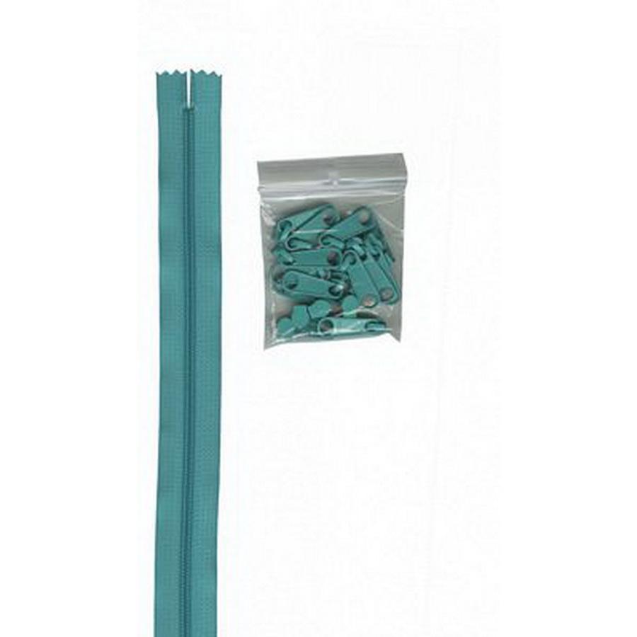 Zippers by the Yard-Turquoise