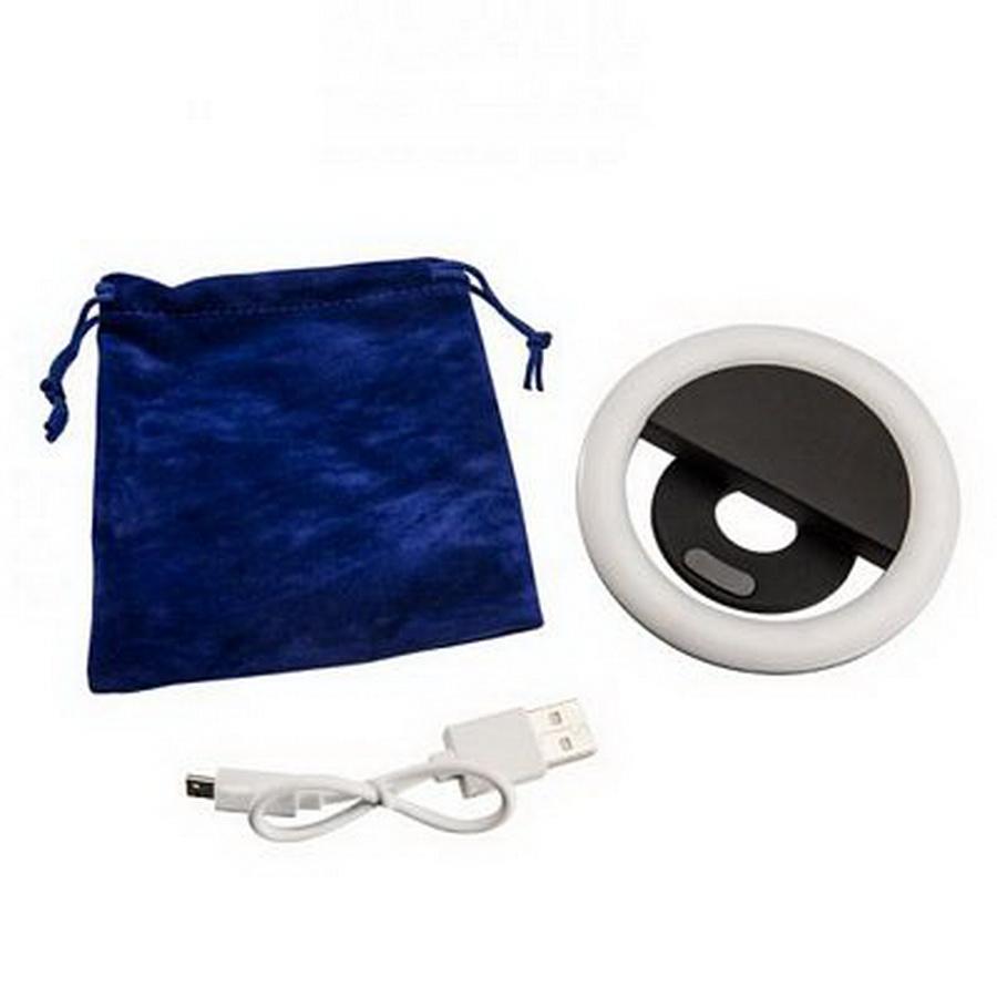 Rechargeable LED Clip On Ring Light Mobile Phones