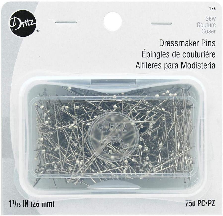 Dritz 126 Dressmaker Pins, 1-1/16-Inch (750-Count)