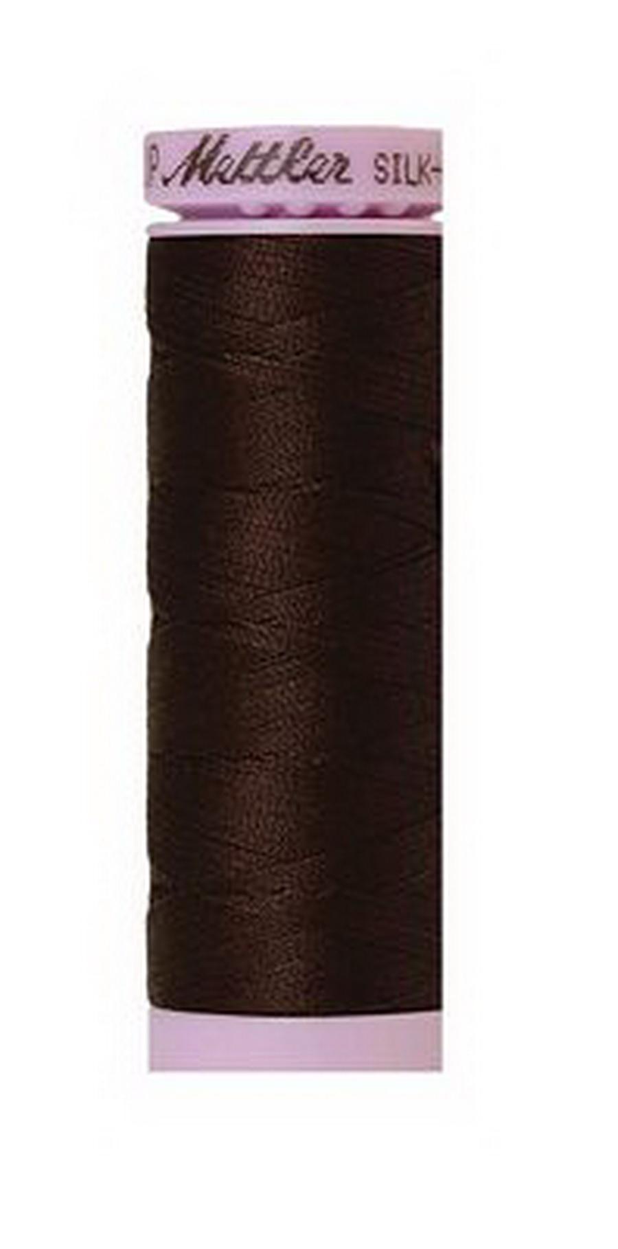 Mettler Silk-Finish 164 Yards, 50 wt. - Color Black Peppercorn - 100% Cotton (9105-1382)
