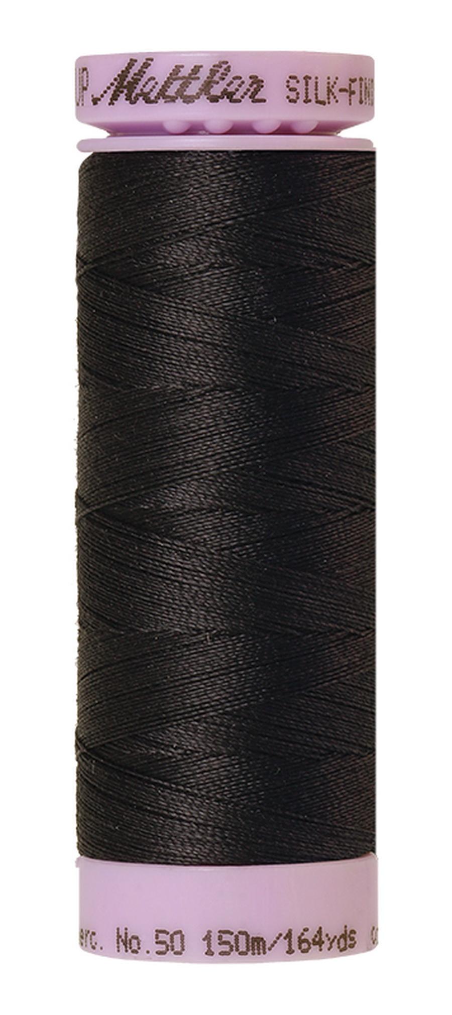 Mettler Silk-Finish 164 Yards, 50 wt. - Color Mole Gray - 100% Cotton (9105-0348)