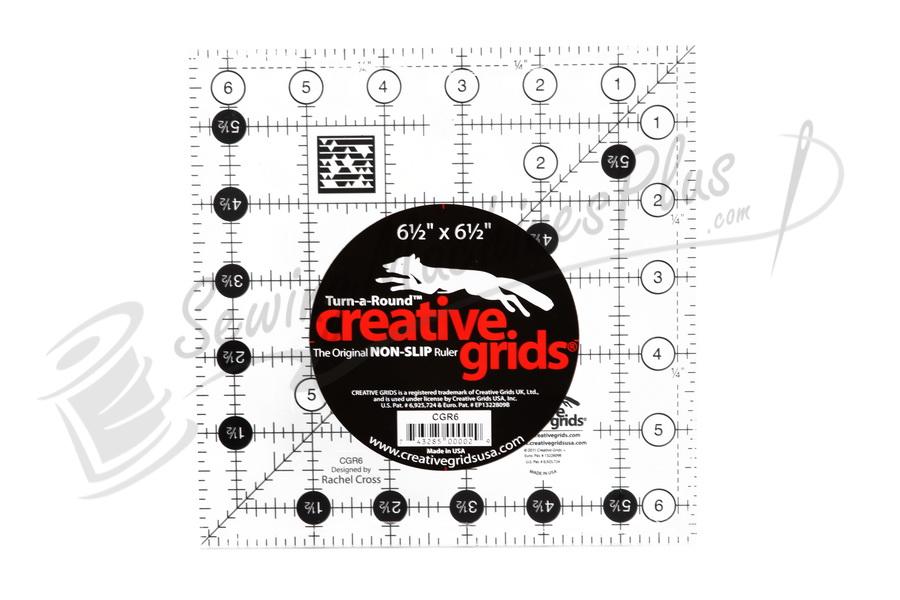 CGR Creative Grids 6.5" Quilting Ruler CGR6