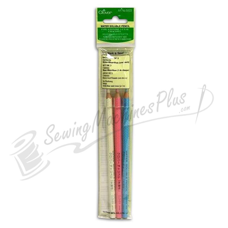 Clover Water Soluble Pencil 3 Color Assortment