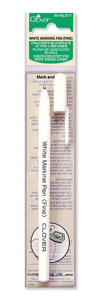 Clover White Ink Water Soluble Pen (Thin Tip) CL517