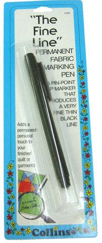 The Fine Line Permanent Fabric Marking Pen (MP358)