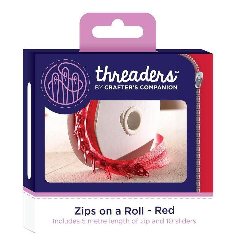 Threaders Zips on a Roll - Red